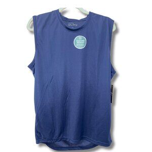 Galaxy Moisture Wicking Sleeveless Shirt – Navy Blue – Size Small